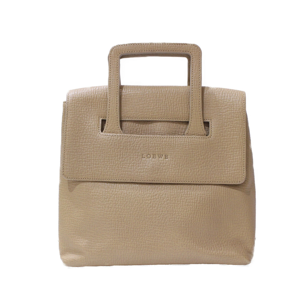 LOEWE 2way Handbag leather beige